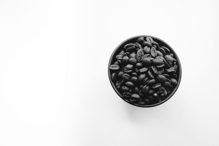 coffee beans, macro shot, background