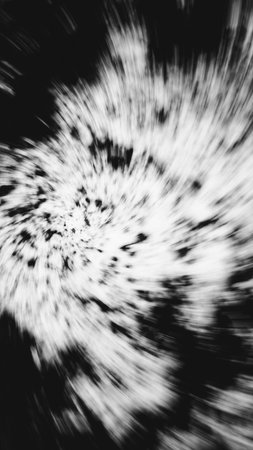 Background and texture, abstract and pattern. Black and white composite image with long exposure.