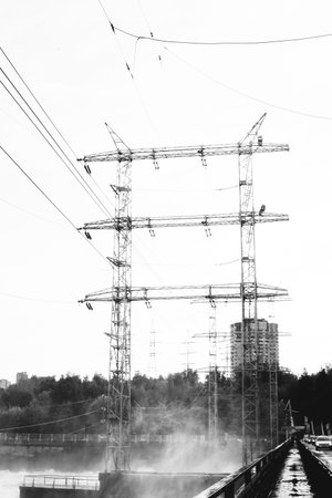 Urban architecture, city landscape, background and texture