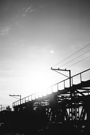 Urban architecture, city landscape, background and textureの写真素材