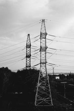 Urban architecture, city landscape, background and textureの写真素材