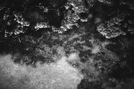 Background and texture, abstract and pattern. Black and white composite image with long exposure.の写真素材