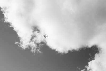 Black and white landscape photography, natural urban background and unusual texturesの写真素材