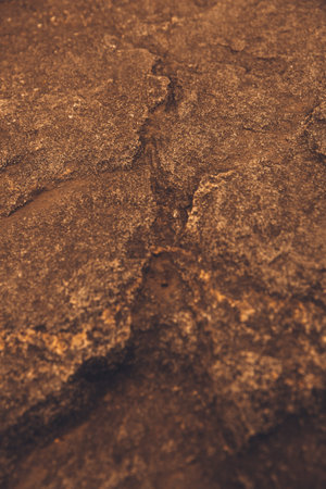 close-up rock texture, stone pattern and abstraction on the rocks of the mountains