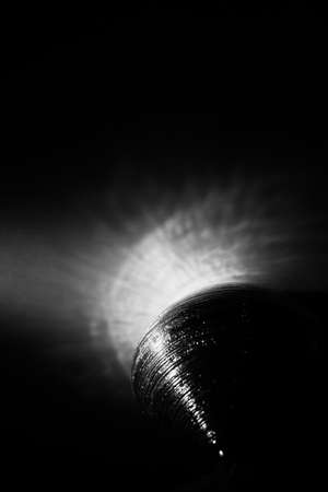 black and white abstract background, beautiful glow from the fire, textured backgroundの写真素材