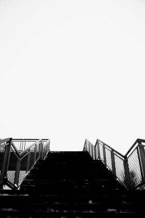 Black and white urban textures, the concept of minimalism and urban geometry of the environmentの写真素材