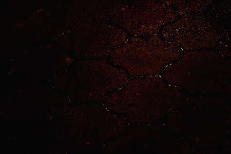 abstract red bokeh background, space for textの写真素材