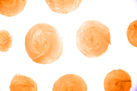 Abstract background, hand-painted texture, gouache or oil painting, splashes, drops of paint, paint smears. Design for backgrounds, wallpapers, covers and packagingの写真素材