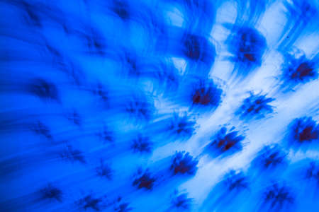 Abstract blue background, hand painted texture, painted with acrylics, splashes, drops of paint, paint strokes. Design for backgrounds, wallpapers, covers and packaging.の写真素材