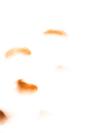 abstract yellow-black background, beautiful and fuzzy pattern on white backgroundの写真素材