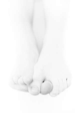 lines and creases on the female body, the geometry of body parts, fuzzy and blurred art photographyの写真素材