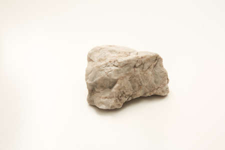 Natural minerals of rocks close-up on a light background, light soft focus backgroundの写真素材