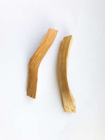 Set of palo santo sticks, natural incense from Peru. Religious background, place for textの写真素材