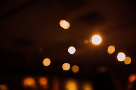 Abstract bokeh background. Bokeh lights defocused background.
