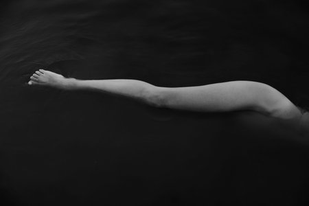 Body details, women's legs close-up, the beauty of the female body. Frame with soft focus and the...