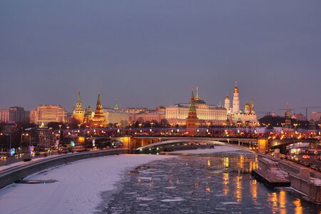 Winter in Moscow のeditorial素材