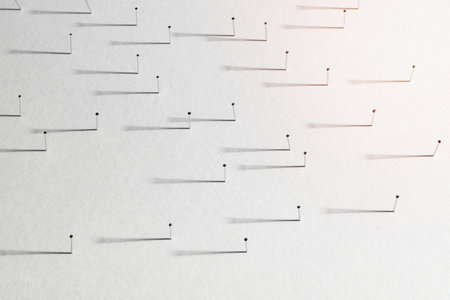 Global communication background, business network designの写真素材