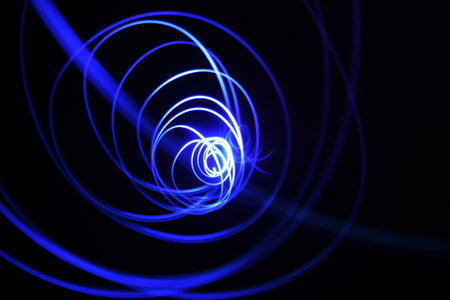 blue abstract lightの写真素材