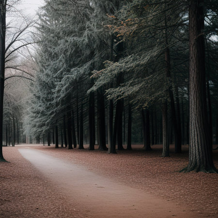 Dark park, grunge imageの素材
