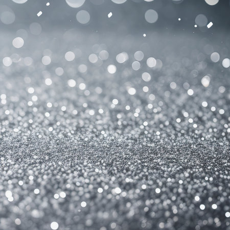 Christmas background with snowflakes, abstract gray snowflakes backgroundの素材