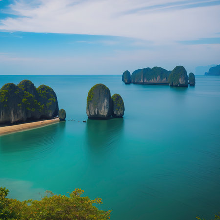 Thale Waek Separated Sea Krabi, Thailandの素材