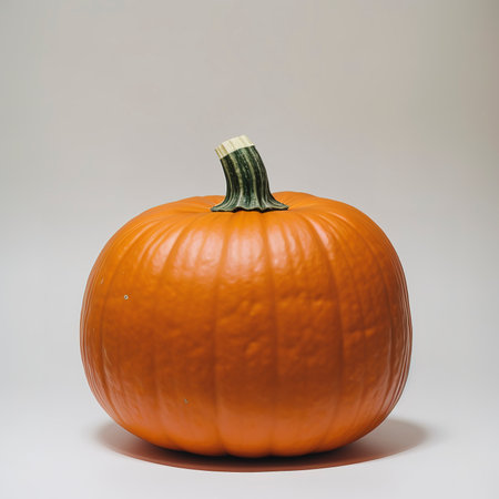 Japanese Pumpkin isolated on white backgroundの素材