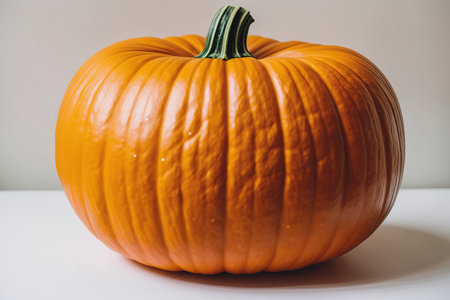 Japanese Pumpkin isolated on white backgroundの素材