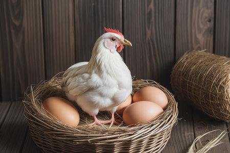 chicken hatched from eggの素材