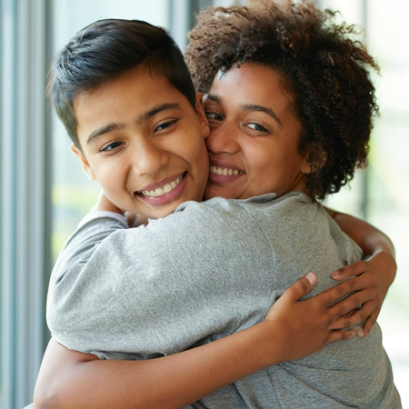 Hugging day celebrationの素材