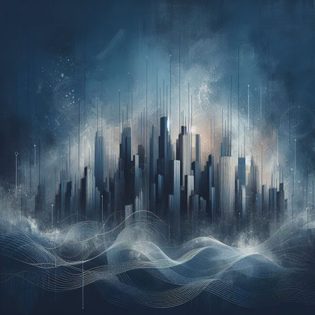 Abstract navy blue color Wall Background with Scratchedの素材