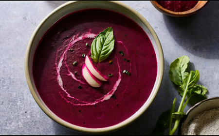 gaspacho with beetの素材