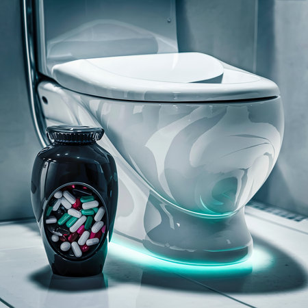 container pills ceramic clean toiletの素材