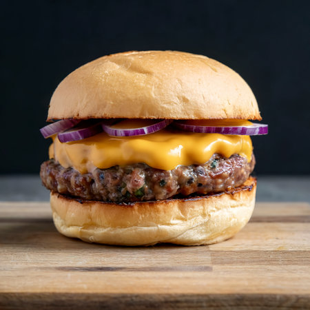 Sausage Burger (hotdog ham)の素材