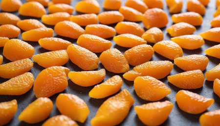 A lot of candied orange peelの素材