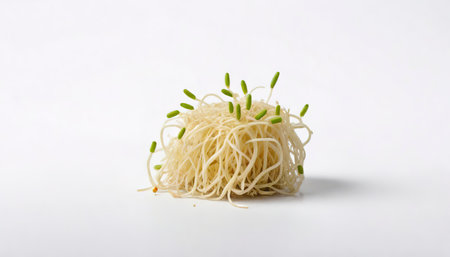 Bean Sprouts isolated on white backgroundの素材