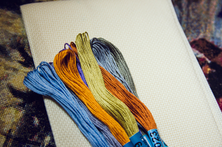thread for embroideryの写真素材