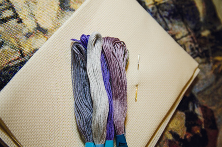 thread for embroideryの写真素材