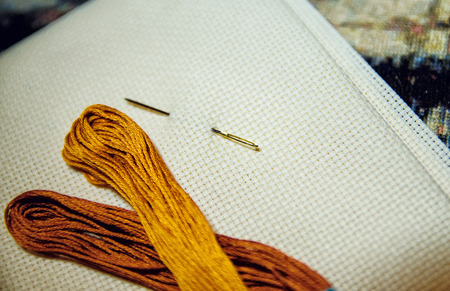 thread for embroideryの写真素材