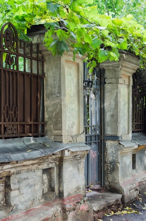 old architecture brick buildingの写真素材