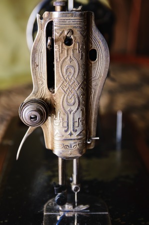 Hand sewing machineの写真素材