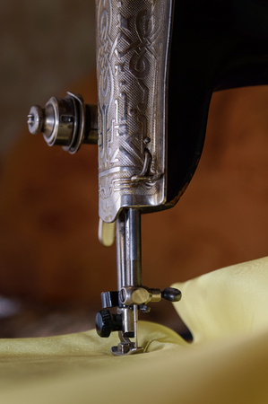 Hand sewing machineの写真素材