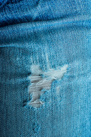 Denim blue jeans texture. Abstract background.の写真素材