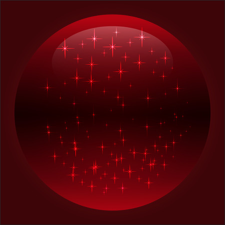 Christmas abstract shiny background, red color.のイラスト素材