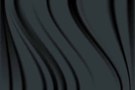 Black and grey background of horizontal wavesのイラスト素材
