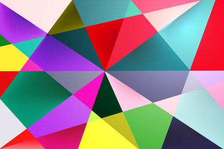 Modern abstract multicolored background with polygons.