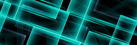 Abstract geometric background with glowing lines. Place for text.の写真素材