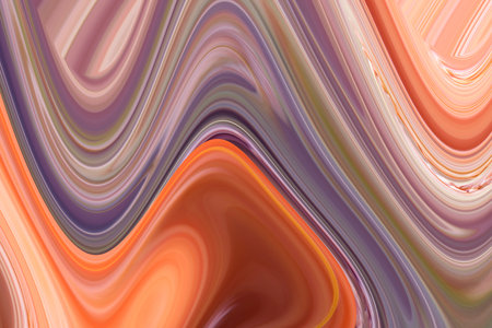 Texture, background, pattern, lilac and orange silk satin fabric. Abstract art illustration.