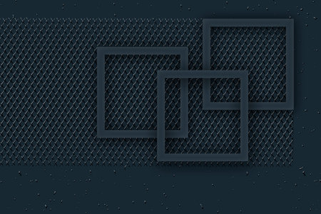 Square shape design, 3d