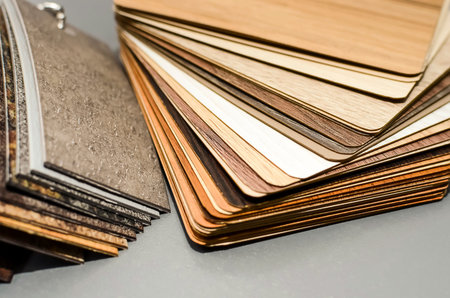 The choice of materials for finishing kitchen furniture.
