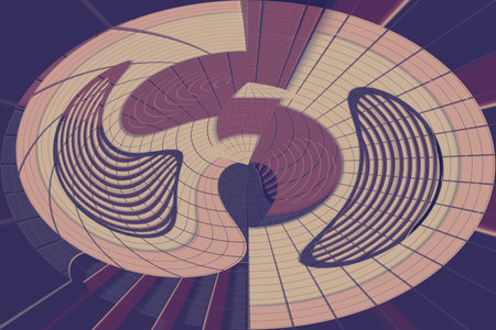 Abstract science and technology, abstract background.の写真素材